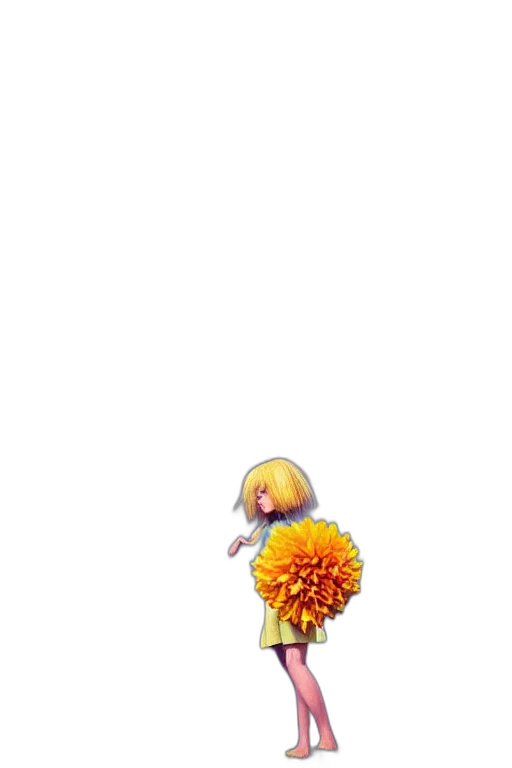 flower, staff, weapon, crown transparent PNG cut-out