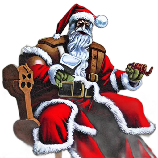 doom, cover, santa, jimmy transparent PNG cut-out