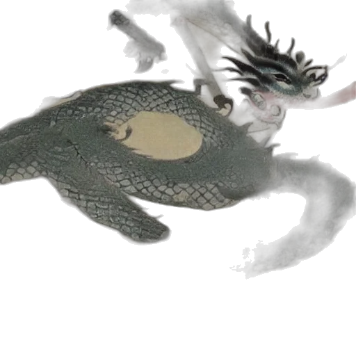 dragon, creature, animal, staff transparent PNG cut-out