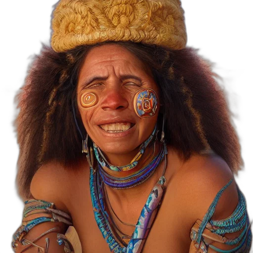 jewelry, face, mask, staff transparent PNG cut-out