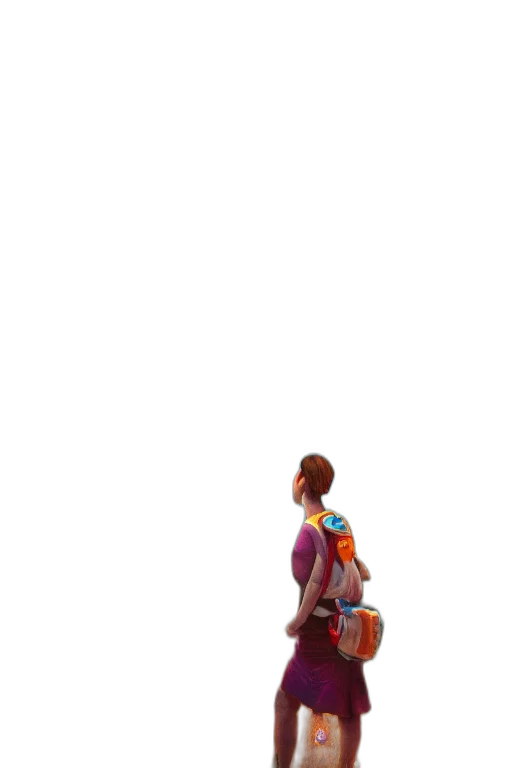 robot, dress, staff, bottle transparent PNG cut-out