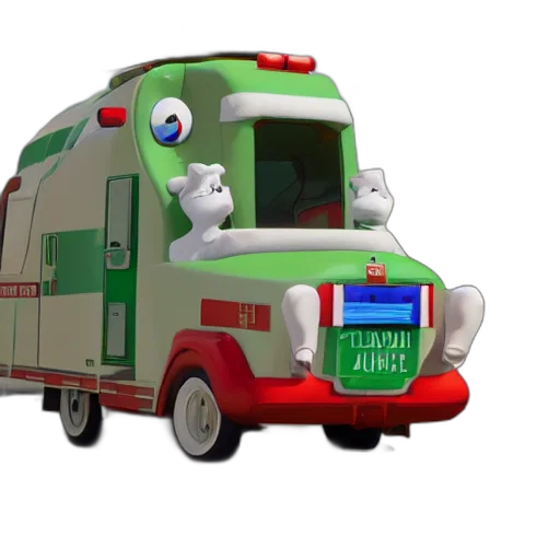 car, robot, 3d render, concept art transparent PNG cut-out