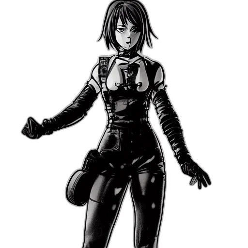 jacket, robot, dress, weapon transparent PNG cut-out
