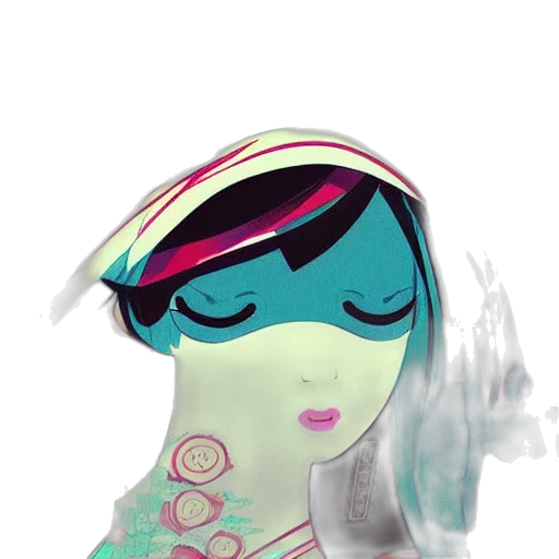 mask, hat, staff, dress transparent PNG cut-out