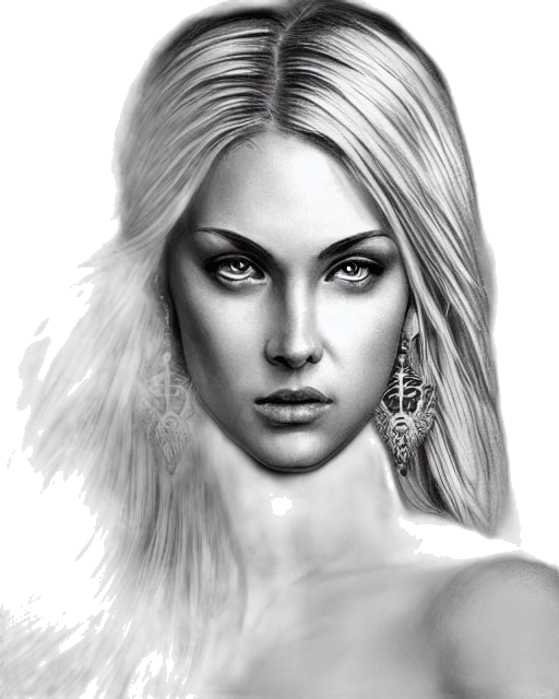 face, jewelry, photorealistic, fantasy art transparent PNG cut-out