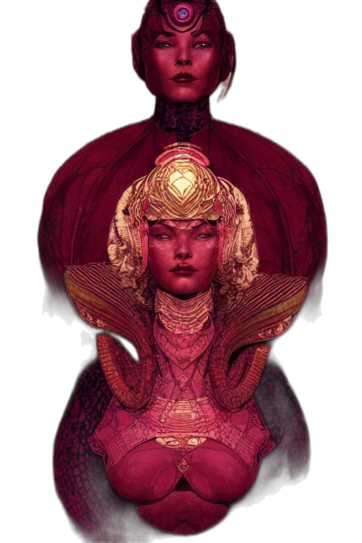 crown, face, mask, concept art transparent PNG cut-out