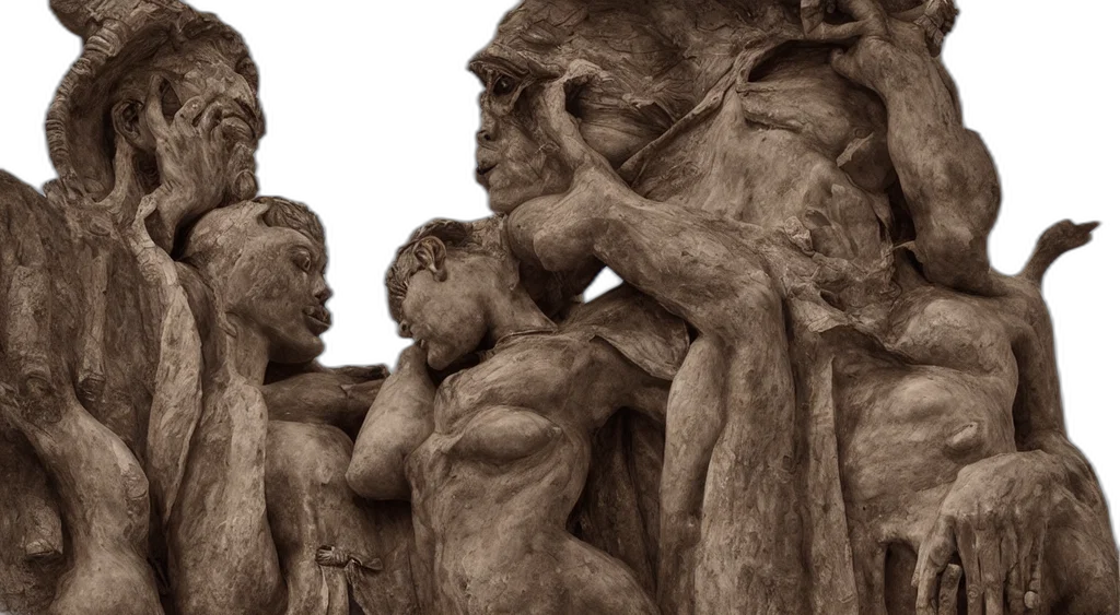 3d render, photorealistic, forest, fire transparent PNG cut-out