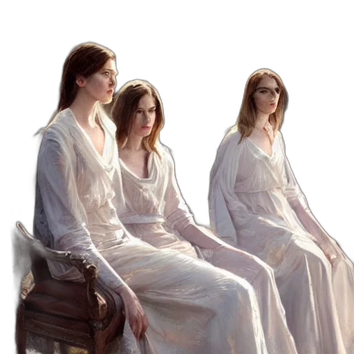 dress, oil painting, photorealistic, concept art transparent PNG cut-out