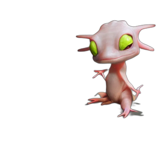 creature, animal, dragon, staff transparent PNG cut-out