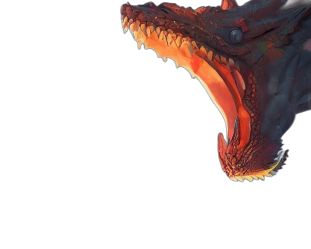 dragon, creature, animal, face transparent PNG cut-out