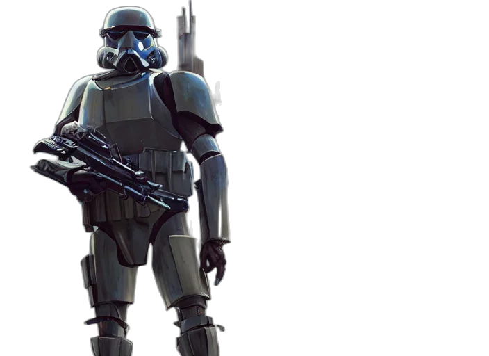 robot, concept art, 3d render, armor transparent PNG cut-out