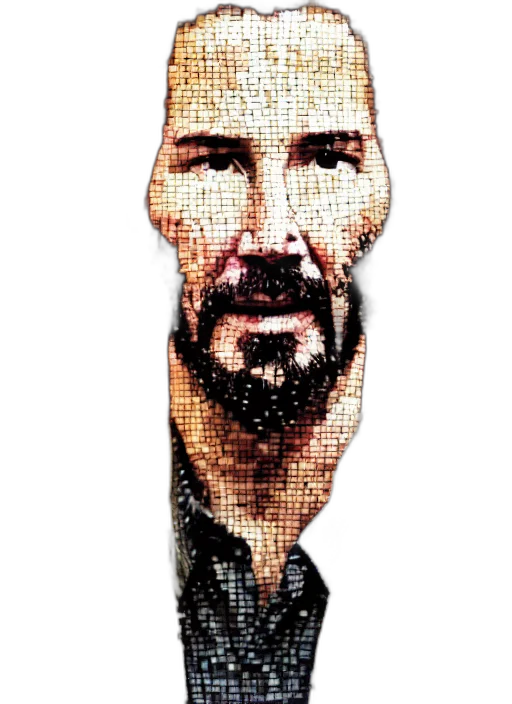 face, robot, mask, jacket transparent PNG cut-out