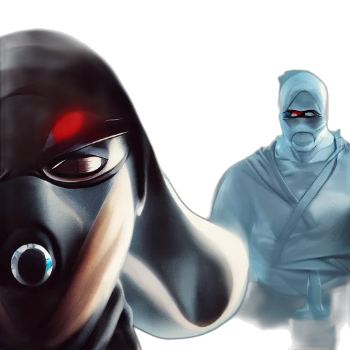 mask, concept art, comic book art, photorealistic transparent PNG cut-out