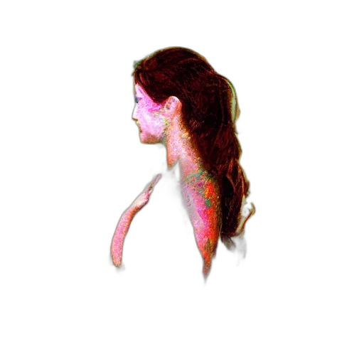 hair, dress, face, jewelry transparent PNG cut-out