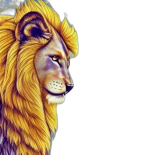 animal, face, crown, creature transparent PNG cut-out