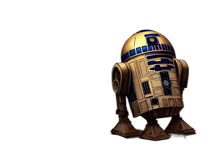 robot, mask, hat, 3d render transparent PNG cut-out