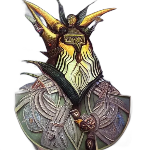 dragon, mask, staff, jewelry transparent PNG cut-out