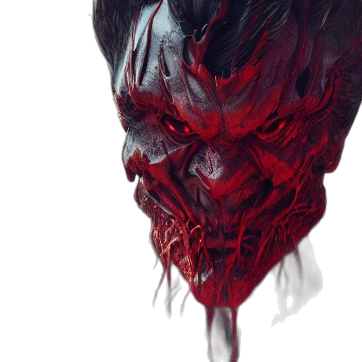 mask, face, creature, hair transparent PNG cut-out