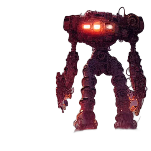 robot, weapon, creature, concept art transparent PNG cut-out