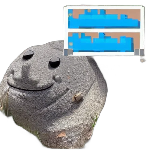 robot, face, creature, hat transparent PNG cut-out