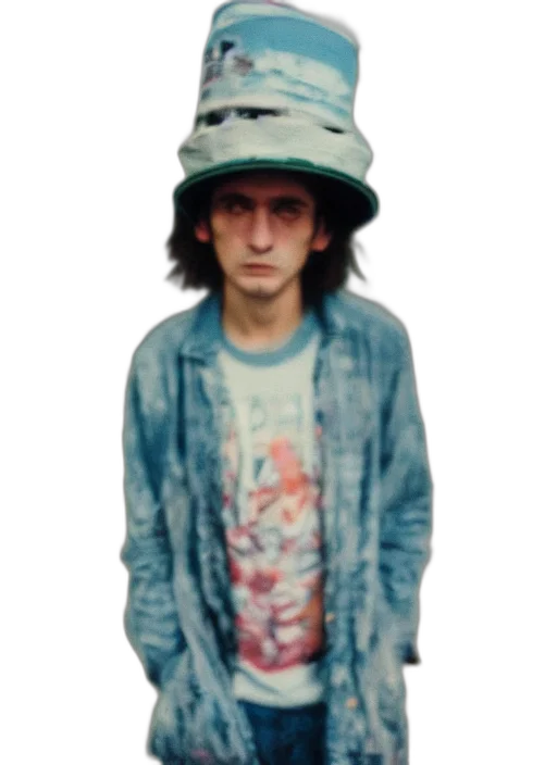 hat, jacket, face, robot transparent PNG cut-out