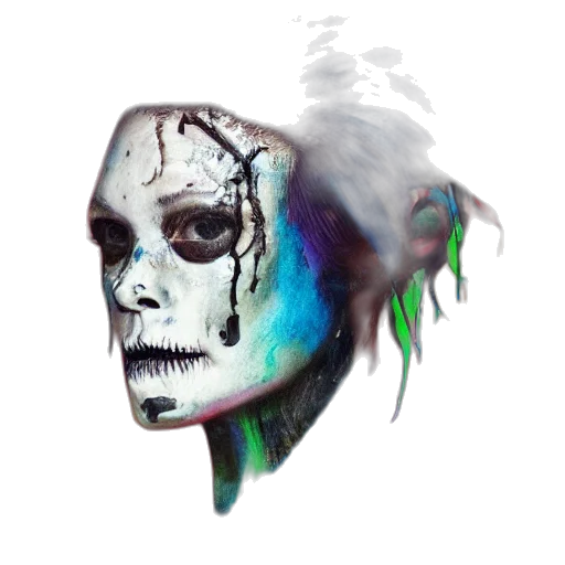 mask, face, creature, robot transparent PNG cut-out