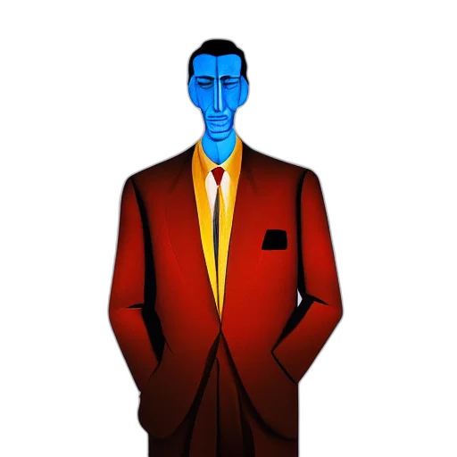 face, mask, robot, jacket transparent PNG cut-out