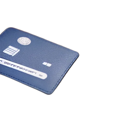 3d render, wallet, passport, keys transparent PNG cut-out