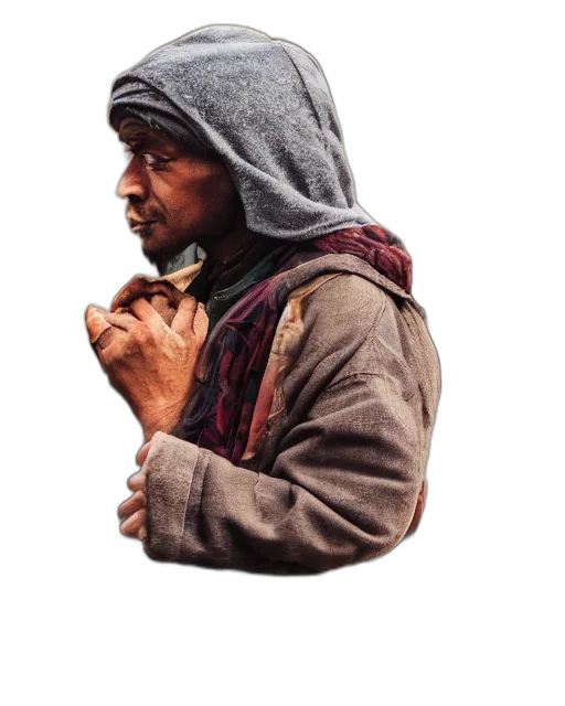 jacket, face, food, weapon transparent PNG cut-out