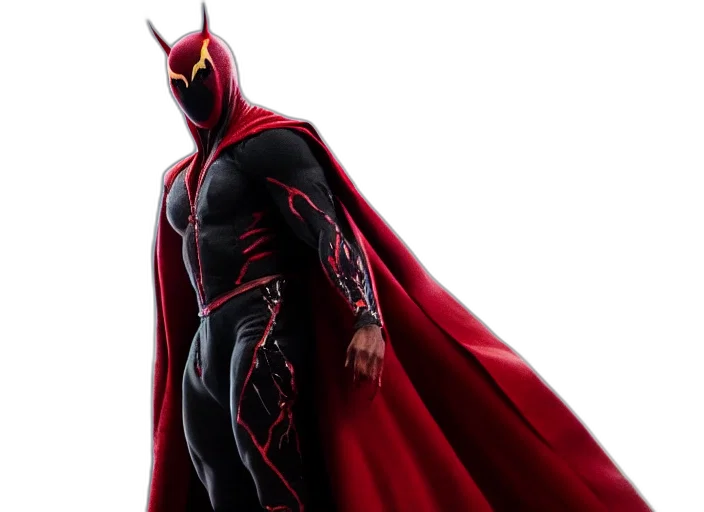 mask, concept art, comic book art, 3d render transparent PNG cut-out