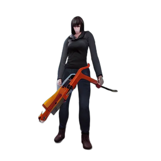 weapon, staff, concept art, 3d render transparent PNG cut-out