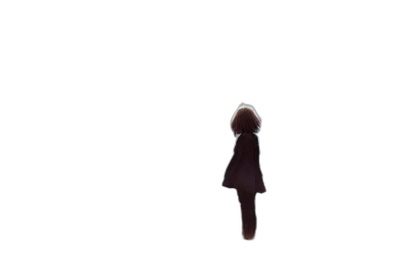 dress, hair, robot, creature transparent PNG cut-out