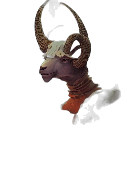 dragon, mask, creature, staff transparent PNG cut-out