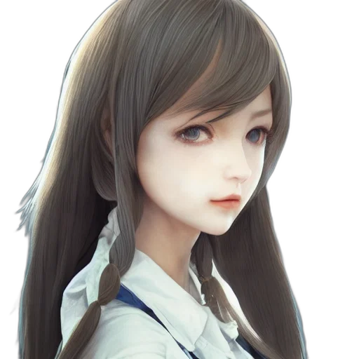 face, staff, robot, hair transparent PNG cut-out