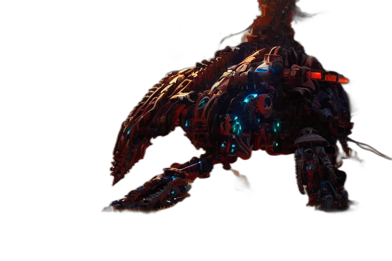 robot, creature, dragon, weapon transparent PNG cut-out