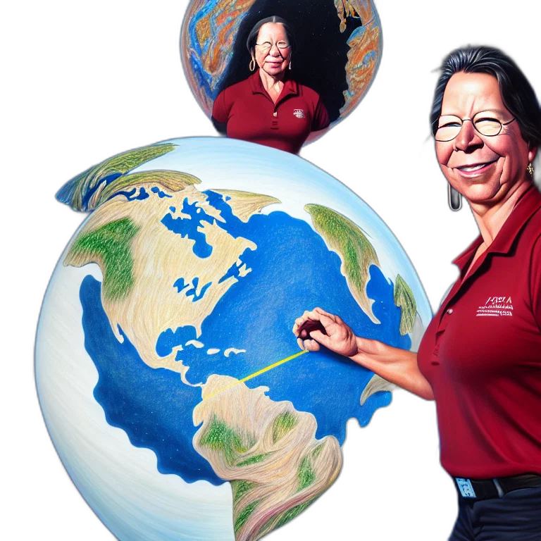 staff, epic, portrait, slightly transparent PNG cut-out