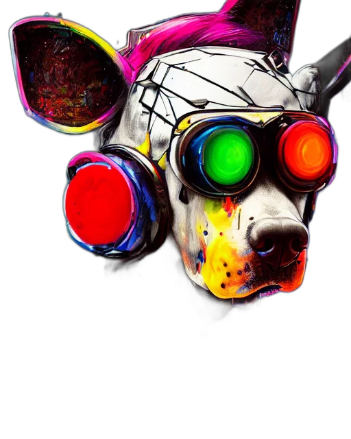 mask, robot, animal, staff transparent PNG cut-out