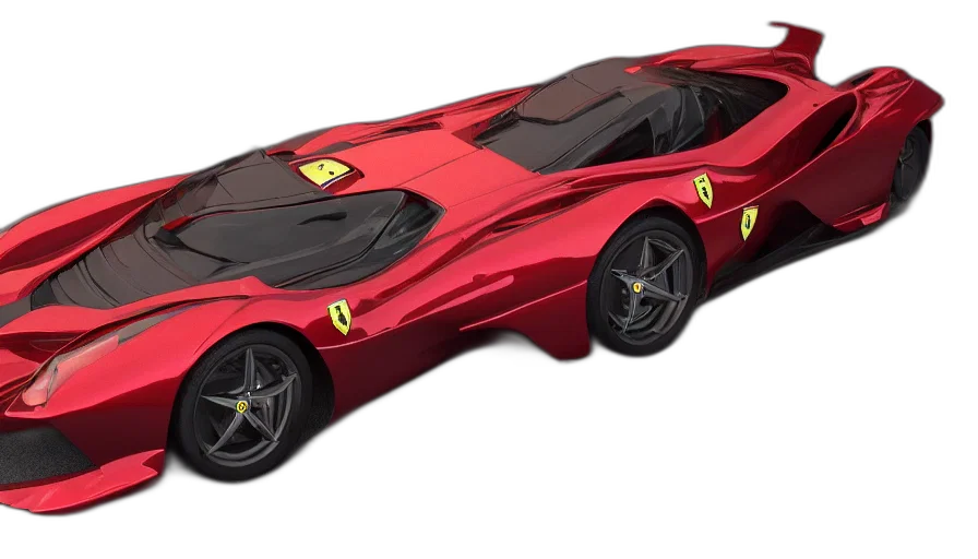 car, 3d render, concept art, photorealistic transparent PNG cut-out
