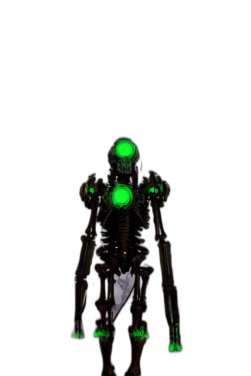 robot, staff, creature, weapon transparent PNG cut-out