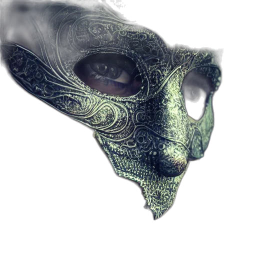 mask, face, creature, dragon transparent PNG cut-out