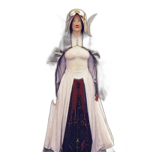 dress, staff, concept art, fantasy art transparent PNG cut-out