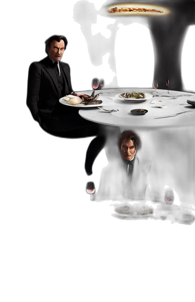 food, creature, robot, staff transparent PNG cut-out