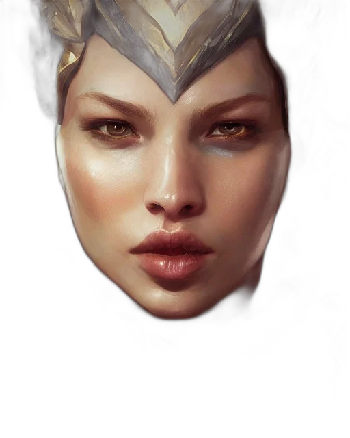 face, mask, crown, jewelry transparent PNG cut-out