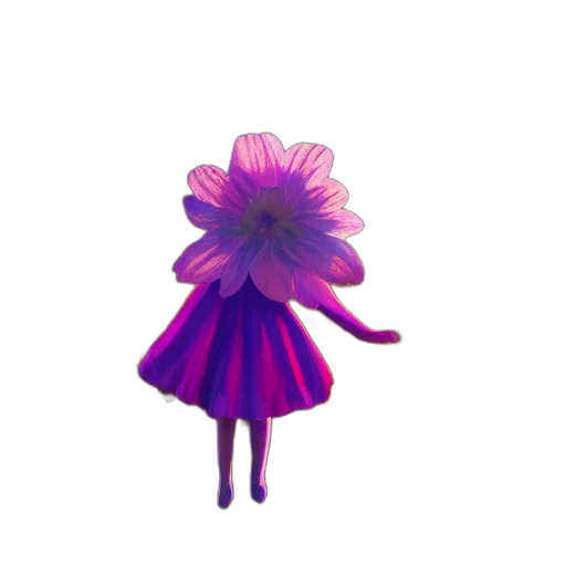 flower, dress, crown, umbrella transparent PNG cut-out