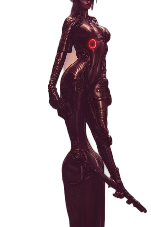 robot, staff, dress, weapon transparent PNG cut-out