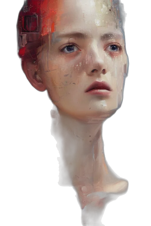 face, mask, robot, crown transparent PNG cut-out