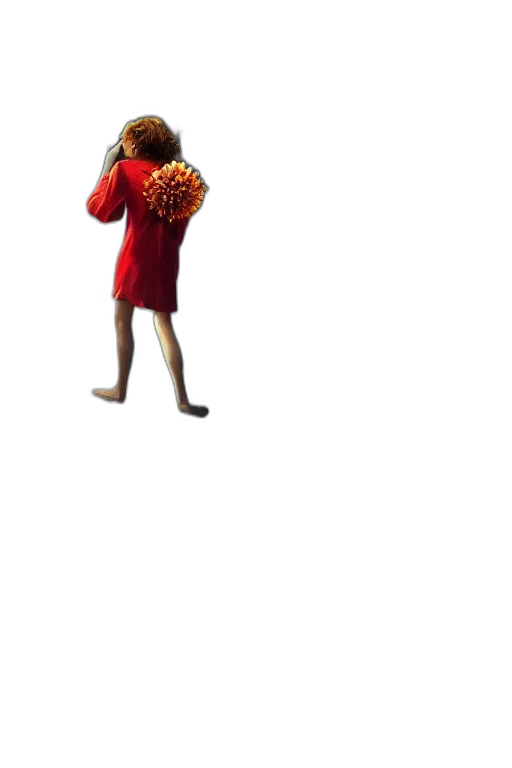 staff, dress, umbrella, jacket transparent PNG cut-out