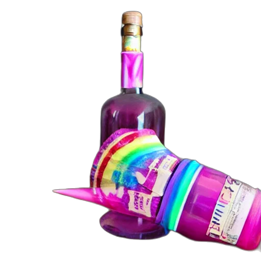 bottle, weapon, umbrella, crown transparent PNG cut-out