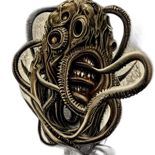 mask, creature, face, hair transparent PNG cut-out