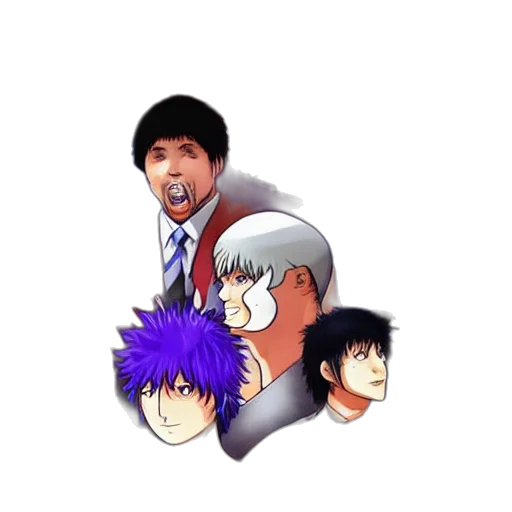 face, staff, anime, pixel art transparent PNG cut-out